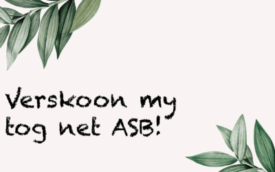 20 – Verskoon my tog net asb!